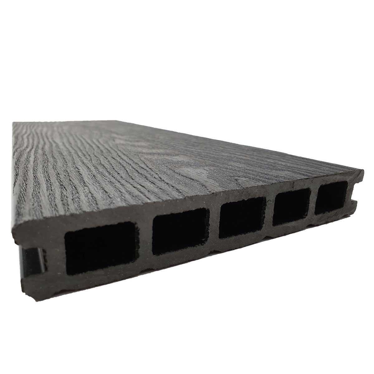 Black Composite Decking Board (3.6m) - Cumbria Composite Decking